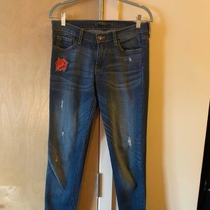 Skinny Jean with Floral Pattern